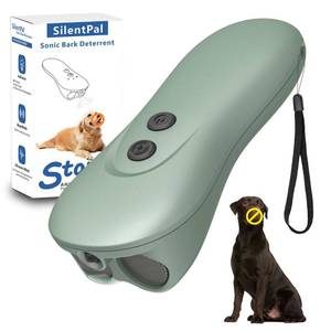 lot 20412 image: SILENTPAL Dog Bark Deterrent Device,Anti-Barking Device,Up to 15Ft Long Range & Rechargeable Bark Control,Stop Barking Dog Devices,Safe for Dogs Training,Indoor & Outdoor(Black)