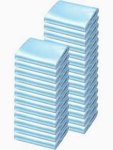 lot 1211 image: A 100 Pack Satin Chair Sashes Wedding Party Decoration 7x108 Inch