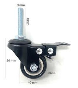 lot 1217 image: Small screw on wheels multi-pack