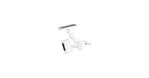 lot 2135 image: Ring Gutter Mount for Cameras and Solar Panels - White