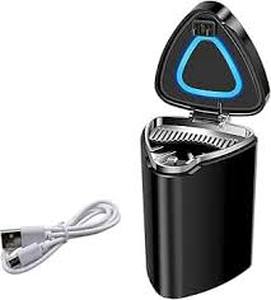 lot 6379 image: Y-B010 Multi-Function Electronic Ashtray with LED Light