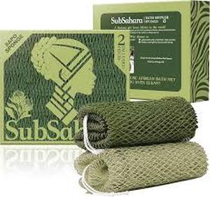 lot 10276 image: SubSahara African Bath Net Shower Sponge Set