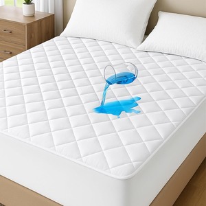 lot 19909 image: Waterproof Quilted Mattress Protector by Passion Cotton (Twin)