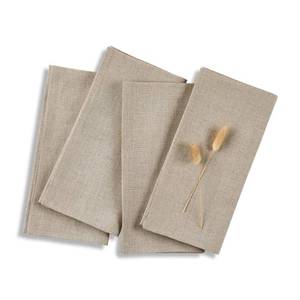 lot 2241 image: Solino Home Natural Linen Napkins Set of 4-100% Pure Linen Cloth Washable Dinner Napkins 20 x 20 Inch for Spring, Summer - Fete