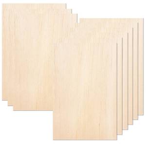 lot 2243 image: MUXGOA 20 Pcs Wood Sheets,Unfinished Balsa Wood Sheets for Crafts DIY Thin Woodsheet for Wooden DIY Ornaments,Scrabble Tiles,House Aircraft Ship Boat,School Projects(150x100x2mm)