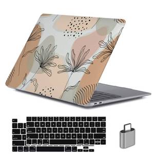 lot 2274 image: LanBaiLan Compatible for MacBook Pro 13 inch with Touch Bar 2022 2020 2019 2018 2017 2016 Release M1 M2 A2338 A2289 A2251 A2159 A1989 A1706 A1708, Laptop Hard Case & Keyboard Cover, Aesthetic Flower