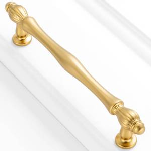 lot 2280 image: BEROSSA 30 Pack 5 Inch Brushed Gold Cabinet Pulls Gold Cabinet Handles Gold Hardware for Kitchen Cabinets 2510 Drawer Dresser Cupboard Bedroom Bathroom