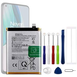 lot 2291 image: Vvsialeek BLP815 Replacement Battery Compatible with OnePlus Nord N10 5G BE2029, BE2025, BE2026, BE2028 with Toolkit