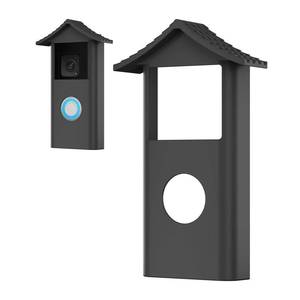lot 4082 image: Augstci Silicone Case for Ring Battery Doorbell 2024 - Military-Grade Shockproof  IP65 Waterproof  UV Resistant - Black