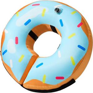 lot 4148 image: BENCMATE Inflatable Dog Cone Collar Alternative, Soft Dog Cone for Small Medium Large Dogs and Cats, Neck Recovery ECollar Donut Collar After Surgery (Large, Donut-Blue)