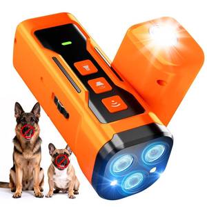 lot 4149 image: iBurr Dog Bark Deterrent Devices, 6 Modes 3X Ultrasonic Anti Barking Device for Dogs, 33 FT Range Barks No More Indoors Neighbor Outdoors with Flashlight,Dog Training Device