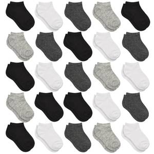 lot 4166 image: Kids Socks, 25 Pairs Toddler Socks Low Cut for Boys Girls Kids(4-7 Years Old), 25 Pairs Children No Show Ankle Socks Set