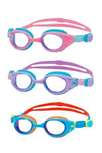 lot 4170 image: YUENREE 3 Pack Kids Swim Goggles for Boys Girls Ages 6-12  No Leak Anti-Fog UV Protection  Easy Adjust Non-Slip Strap  with 3 Hard Travel Cases