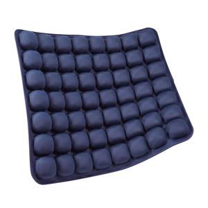 lot 4185 image: SUNFICON Air Seat Cushion Inflatable Seat Cushion Portable Car Seat Office Chair Wheelchair Pad Anti Bedsore Orthopedics Pain Pressure Relief Cushion Camping Seat Mat w Pump 18 x 16 x1 Blue