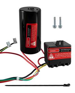 lot 4195 image: HVACAC Hard Start Capacitorr Kit Replace CSR-U3 CSRU3, 4-5 Tons
