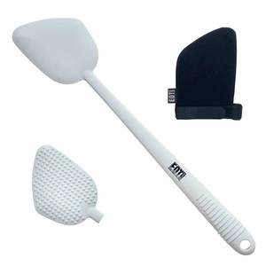 lot 4199 image: Bendable Lotion Applicator for Back & Body (Microfiber Mitt Included) - Sunscreen, Self Tanner, Medication, Body Lotion Applicator for Back