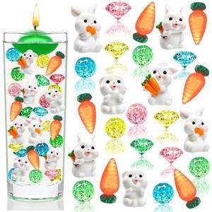 lot 4210 image: HTZNHXT 90 Pcs Easter Vase Filler, Easter Table Decorations Faux Pearls for Vases Home Table Centerpiece Decor