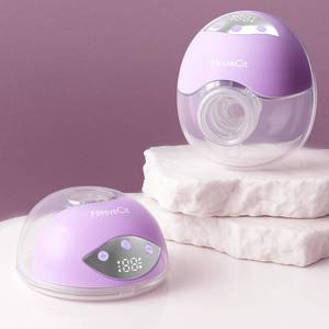 lot 5268 image: Heated Hands-Free Breast Pump, Wearable Breastfeeding with Heated Base Promotes Milk Production & Warm Comfort, Voice Reminder, 6 Modes & 12 Levels, 192124 Flange for Working Moms & Midnight Feeds