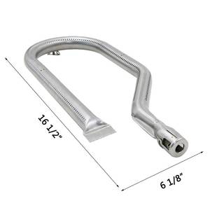lot 5276 image: Hisencn Stainless Steel Gas Grill Burner Replacement, BBQ Tube Pipe Burner Parts for Costco Kirkland 720-0011, 720-0108, 720-0021, Nexgrill, Virco Classic Models, 16 12 inch x 6 18 inch,Set of 3