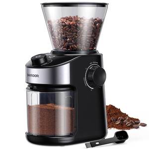 lot 5290 image: SHARDOR Burr Coffee Grinder Electric with 32 Grinding Sizes 3.0,Coffee Bean Grinder with 40 Seconds Adjustable Electronic Timer, Coffee Grinders for Home Use with Chamber Cleaning Button,Black