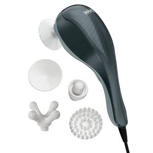 lot 5295 image: Wahl Soothing Vibration Corded Massager with 4 Attachment Heads, 2 Speed Massage Tool for Pressure & Pain Relief on The Face, Neck and Head, FSA Eligible, Model 4120-600