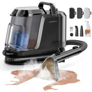 lot 5297 image: Uwant Compact Carpet Cleaner Machine 18Kpa Suction Portable 2in1 Fabric Cleaning Solution Coral Pink