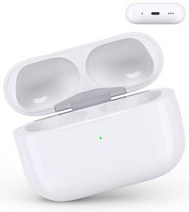 lot 10347 image: Wireless Charging Case Compatible with AirPods Pro 2nd & 1st, Charger Case Replacement for AirPods Pro 2nd & 1st with Bluetooth Pairing Sync Button, Earbuds Not Included (USB-C Port)