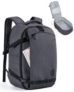 lot 10370 image: BAGSMART Travel Backpack Women, 15.6 Inch Carry On Backpack Flight Approved, TSA Approved Personal Item Travel Bag, Water Resistant Weekender Bag Luggage Daypack, Charcoal