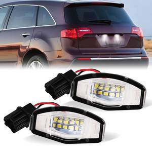 lot 10400 image: JAIGUOLN LED License Plate Lights Compatible with Honda MDX TSX TL ILX RDX RL Accord Odyssey Civic Sedan Pilot Rear Tag Lamps 6000K White, 2PCS
