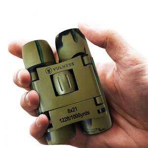 lot 10402 image: Small Binoculars for Adults and Kids  Cruise Ship Essentials Camping Bird Watching Travel Hiking Accessories Alaska Costa Rica Must Haves Packing List High Powered Mini Compact VULNESS (Camo, 8X21)