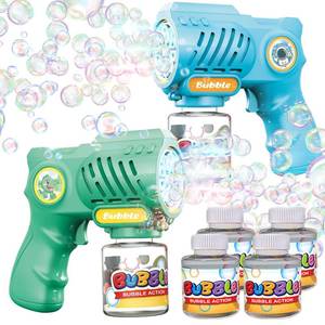 lot 11710 image: EagleStone Toys for 3 Year Old Boys Girls, 2 Pack Bubble Gun Machine with Bubble Solution, Outdoor Toy for Kids Ages 4-8,Kids Toys for Ages 3-4 4-6 5-7, Birthday Gifts for 3 4 5 6 7 8 Year Old Boys