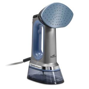 lot 11720 image: Hamilton Beach Durathon 3-in-1 Handheld Garment Steamer for Clothes & Steam Iron, 45 Second Heat-Up with 1700 Watts, 300ml Removable Water Tank, 27 Minutes of Steam, Auto Shutoff, Gray & Blue (11559)
