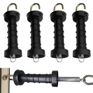 lot 11724 image: 5 Pcs Plastic Electric Fence Gate Handle with Spring