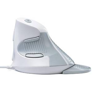 lot 11735 image: DELUX Wired Ergonomic Vertical Mouse, Vertical Mouse for Medium Hands, Removable Wrist Rest, Silent Click Ergo Mouse, Up to 4200 DPI, 6 Programmable Buttons, Compatible with LaptopPC (M618XU-White)