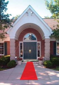 lot 12251 image: Movie Night Red Aisle Runner 24 in � 15 ft Red Carpet Event Runner Wedding Rug for Indoor Outdoor Wedding Party Decorations