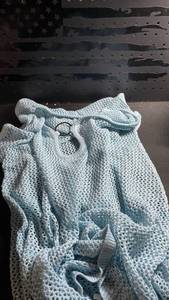 lot 12285 image: Fairy Season Light Blue Knit Sweater Dress Cover Up Size XL
