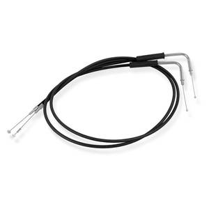 lot 12314 image: 35.4 39 43 47 51 55 59 Stainless Steel Throttle Cable Wire Kit Idle Cable Compatible with Harley Dyna Softail XL 883 1200 Fat Boy Heritage Road King Throttle Clutch Cable Wire(39)