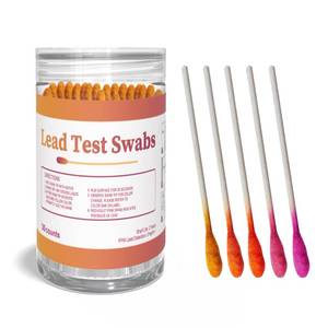lot 12331 image: AssuTest Lead Test Kit 30 High-Sensitivity Lead Test Swabs for Dishes Paint Ceramics Toys Jewelry Metal Wood & All Surfaces Results in 30 Seconds Reliable Lead Testing Solution (Used)