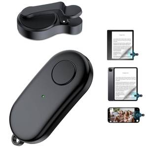 lot 12342 image: Remote Control Page Turner for Kindle Paperwhite Oasis Kobo eReaders,Kindle Clicker Page Turner Accessories for iPhone,iPad, Android Tablets Reading Novels,Camera Video Record&Shutter Selfie (Black)