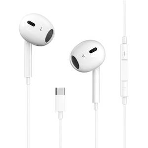 lot 12352 image: USB C Headphones for iPhone 171615 Earbuds, Type C Earphones with Mic & Remote Control Noise Cancelling for iPhone 17 16 15 Pro Max Plus, iPad Pro, Galaxy S25S24S23S22Ultra Note 1020 and More