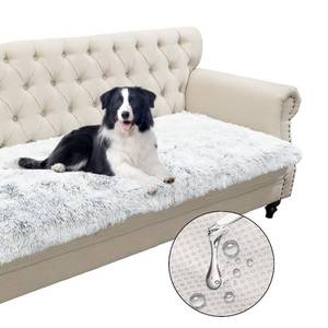 lot 13839 image: DogsCats Bed Mats, Dog Pad Washable Removable Couch Cover with Anti-Slip Back, Plush Long Fur Mat, Perfect for Small, Medium and Large Dogs.(Magic Gray, 30x70)