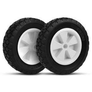 lot 14425 image: budrash 72-106 Wheels Replaces for Oregon, 9610 Universal Wheels Tires 6 Inch Fits for Lawn Mower, BBQ Grills, Radio Flyer Wagon, Hand Truck, Utility Cart, 2 Pack
