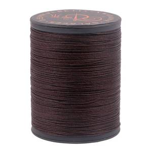 lot 14440 image: FANDOL 100% Natural Linen Thread Waxed Thread for Bookbingding, Leather Sewing, Beading or Macrame (Coffee)