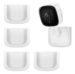 lot 14481 image: 4 Pack No Drill Tapo Camera Mount, Strong Adhesive Durable Wall Mount Stand Fits for Tapo Security Camera C100,C110, Easy Installation Window Mount Camera Brackets fits for TP Link Camera,White