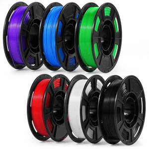 lot 14496 image: Dynta 3D Printer Filament 250g 53mm Spool - 1.75mm High Precision Regular PLA Compatible with FLASHFORGE, Bambu Lab A1, Creality Ender-3 V3, Black, White, Red, Green, Blue, Purple for Beginners