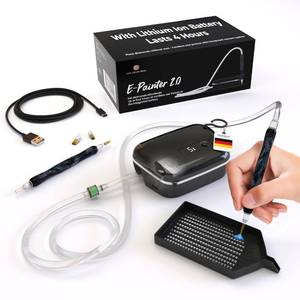 lot 16128 image: Picmondoo Diamond Art Pen with Digital Display and 5 Gears - Wireless Diamond Painting Pen with Vacuum Pump with Accessories for Fast & Easy Diamond Art, AB Stones Compatible