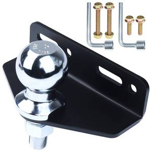 lot 16206 image: LAWNEAGLE Universal Trailer Hitch for Zero Turn Mower, Zero Turn Trailer Hitch Heavy Duty Steel and Black Powder Coating Protects with Chromed Lawn Mower Ball Hitch 3,500 lbs(2x34x2)