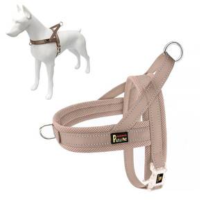 lot 18213 image: Plutus Pet No Pull Dog Harness with Breathable Mesh Padded, Adjustable Reflective Escape Proof Dog Harness, Quick Fit Dog Vest Harness for Small Medium Large Dogs(M, Beige)
