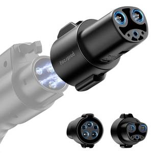lot 18230 image: FOCSPROD J1772 to Tesla Charger Adapter, Max 80A 250V Fast Charging J1772 to NACS Adapter for Tesla Model 3YXSCybertruck Charging Adapter, Compatible with J1772 EV Charge to Tesla Adapter -UL 2252