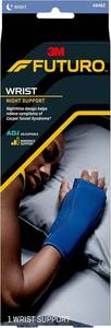 lot 18281 image: FUTURO Night Wrist Support, Left or Right, Adjustable, Helps Provide Nighttime Relief of Carpel Tunnel Symptoms, Made of Breathable Material, Easy-to-Use Sleeve Design, One Size Fits Most (48462ENR)